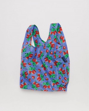 Baggu Baby Reusable Bags Wild Strawberries | 947NMAQIS