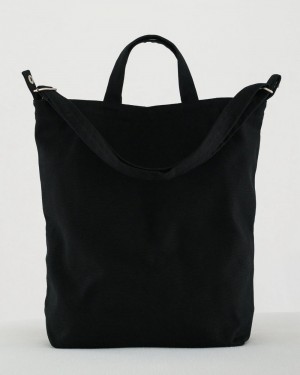 Baggu Duck Tote Bags Black | 246ODYJCH