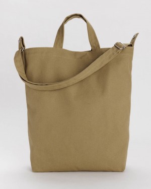 Baggu Duck Tote Bags Dark Khaki | 938VSAGYJ