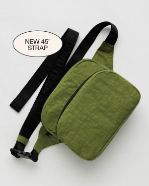 Baggu Fanny Pack Crossbody Bags Avocado | 796UMDNAP