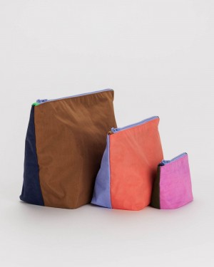 Baggu Go Pouch Set Pouches Night Lights | 276OYUGAJ