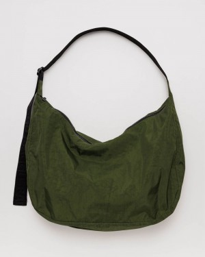 Baggu Large Nylon Crescent Crossbody Bags Bay Laurel | 071RYQGVW