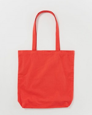 Baggu Merch Tote Bags Warm Red | 521UBOCQD