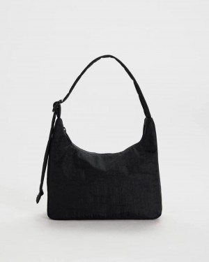 Baggu Mini Nylon Shoulder Bags Black | 486ASXKZN