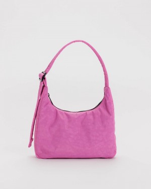 Baggu Mini Nylon Shoulder Bags Extra Pink | 401WTQLOG