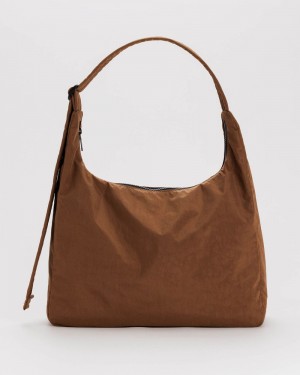 Baggu Nylon Shoulder Bags Brown | 354FPXHIW