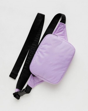 Baggu Puffy Fanny Pack Crossbody Bags Dusty Lilac | 109TVRZPW