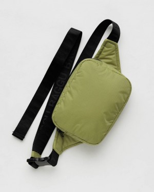 Baggu Puffy Fanny Pack Crossbody Bags Pistachio | 045BEXTJQ