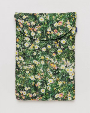 Baggu Puffy Laptop Sleeve 16" Cases Daisy | 532BGVDEX