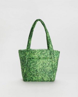 Baggu Puffy Mini Tote Bags Grass | 018KGBXJW