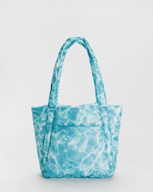 Baggu Puffy Mini Tote Bags Pool | 284XGSRVM