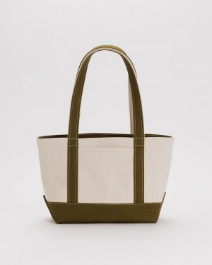 Baggu Small Heavyweight Canvas Tote Bags Tamarind | 120MDXNTL