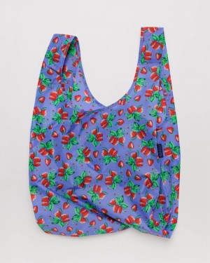 Baggu Standard Reusable Bags Wild Strawberries | 953GXJRUO