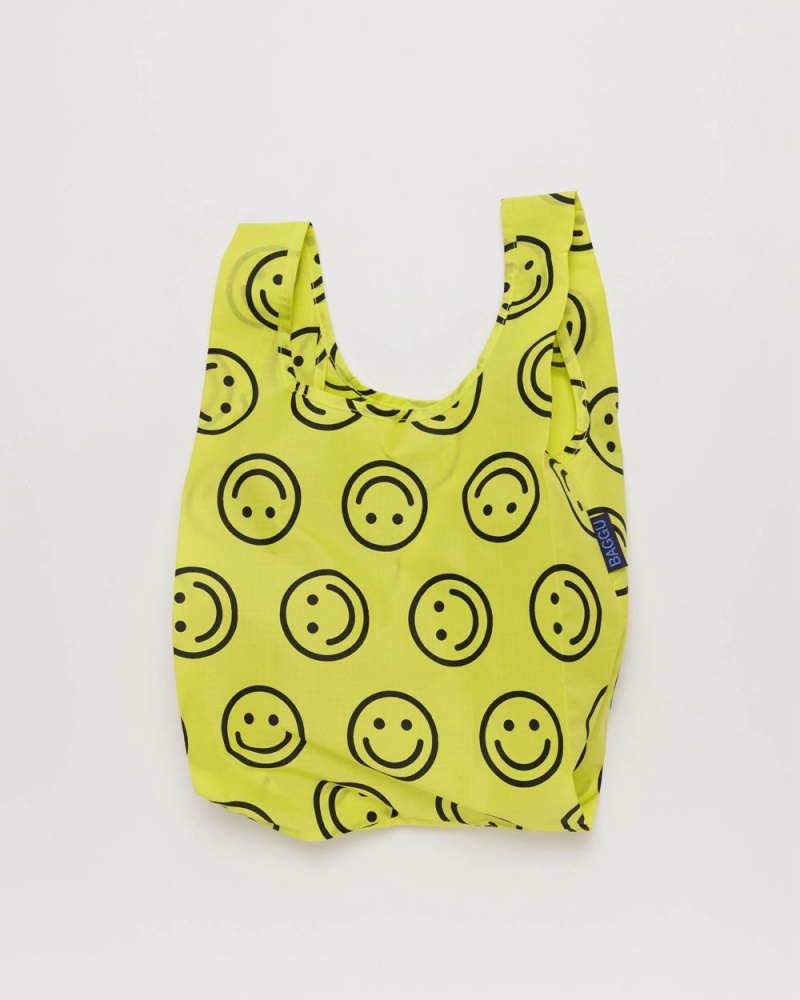 Baggu Baby Reusable Bags Yellow Happy | 102TRZMAD