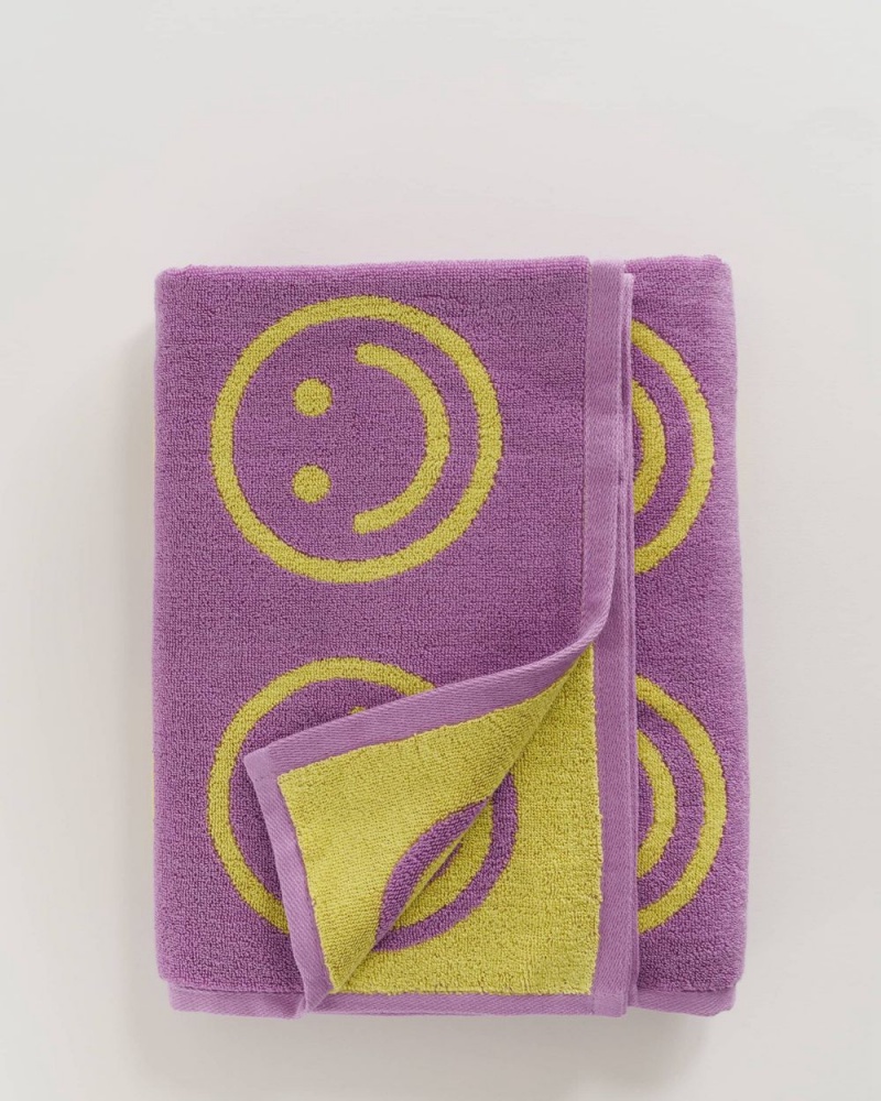 Baggu Bath Towels Lemonade Happy | 829KYBFAJ