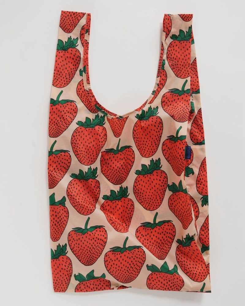 Baggu Big Reusable Bags Strawberry | 452PACUYG