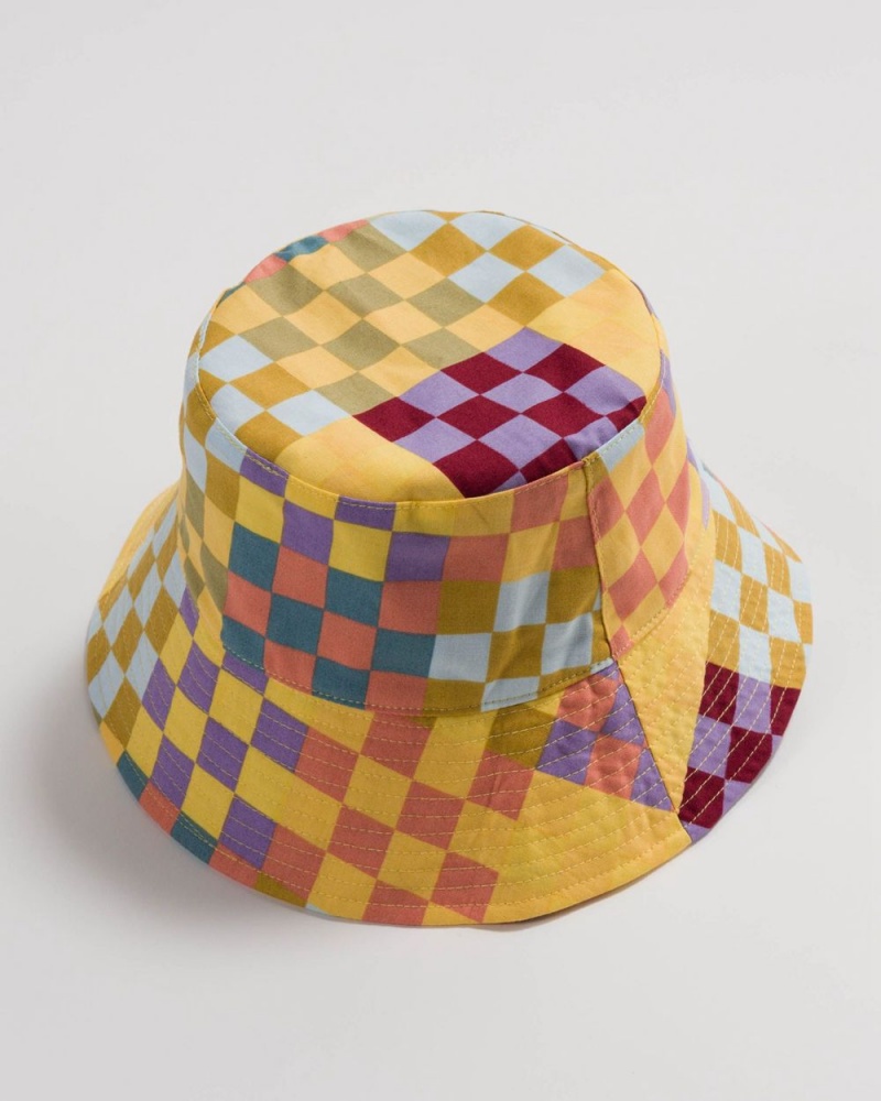 Baggu Bucket Hats Medium Check Multi | 637TEHYNU