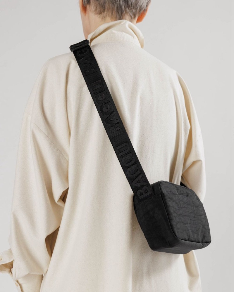 Baggu Camera Crossbody Bags Black | 925XJSBTY