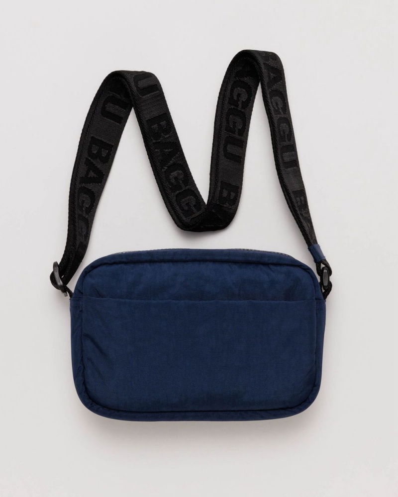 Baggu Camera Crossbody Bags Navy | 218TWUNQV