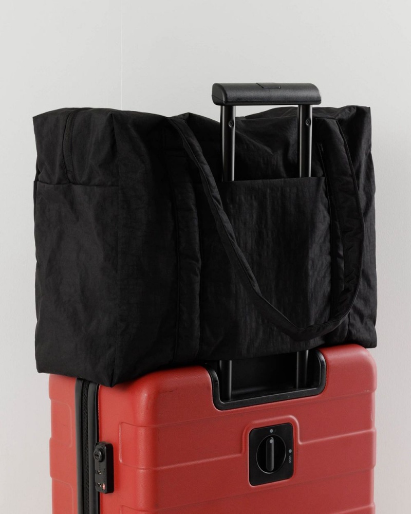 Baggu Cloud Carry-on Tote Bags Black | 731GNKRWT