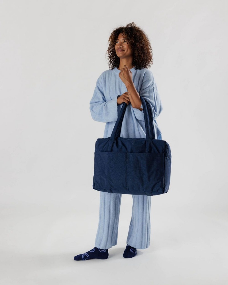 Baggu Cloud Carry-on Tote Bags Navy | 201SGELPU