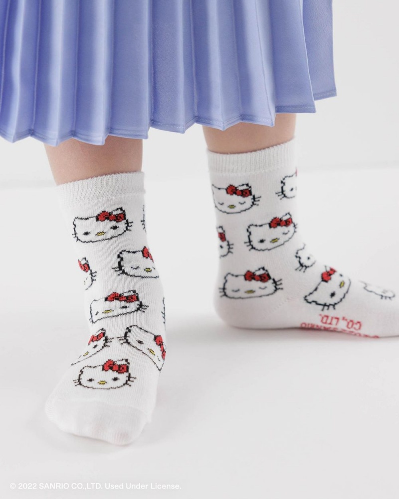 Baggu Crew Set of 3 Socks Sanrio Friends | 136PORQKZ