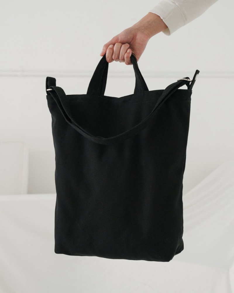 Baggu Duck Tote Bags Black | 246ODYJCH