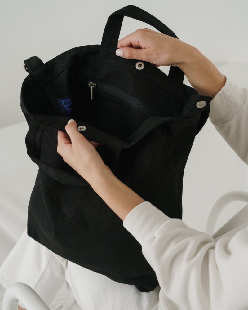 Baggu Duck Tote Bags Black | 246ODYJCH