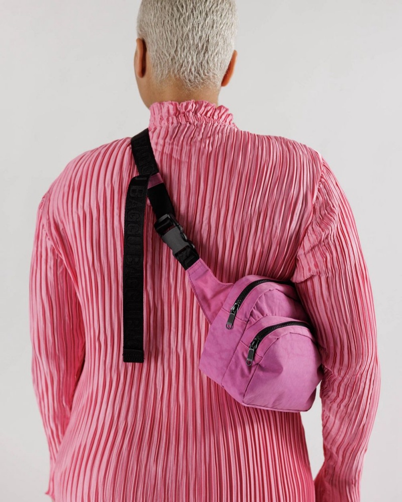 Baggu Fanny Pack Crossbody Bags Extra Pink | 804ZBUWAI