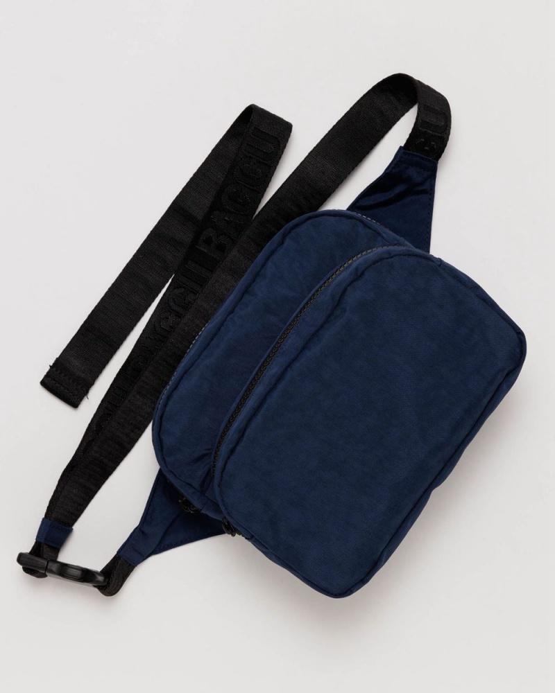 Baggu Fanny Pack Crossbody Bags Navy | 734ZVURJA