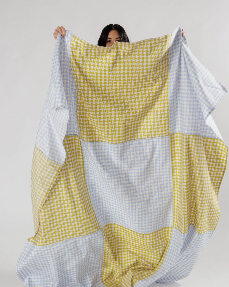 Baggu Giant Reusable Cloth Pastel Pixel Gingham | 753DQSRKU