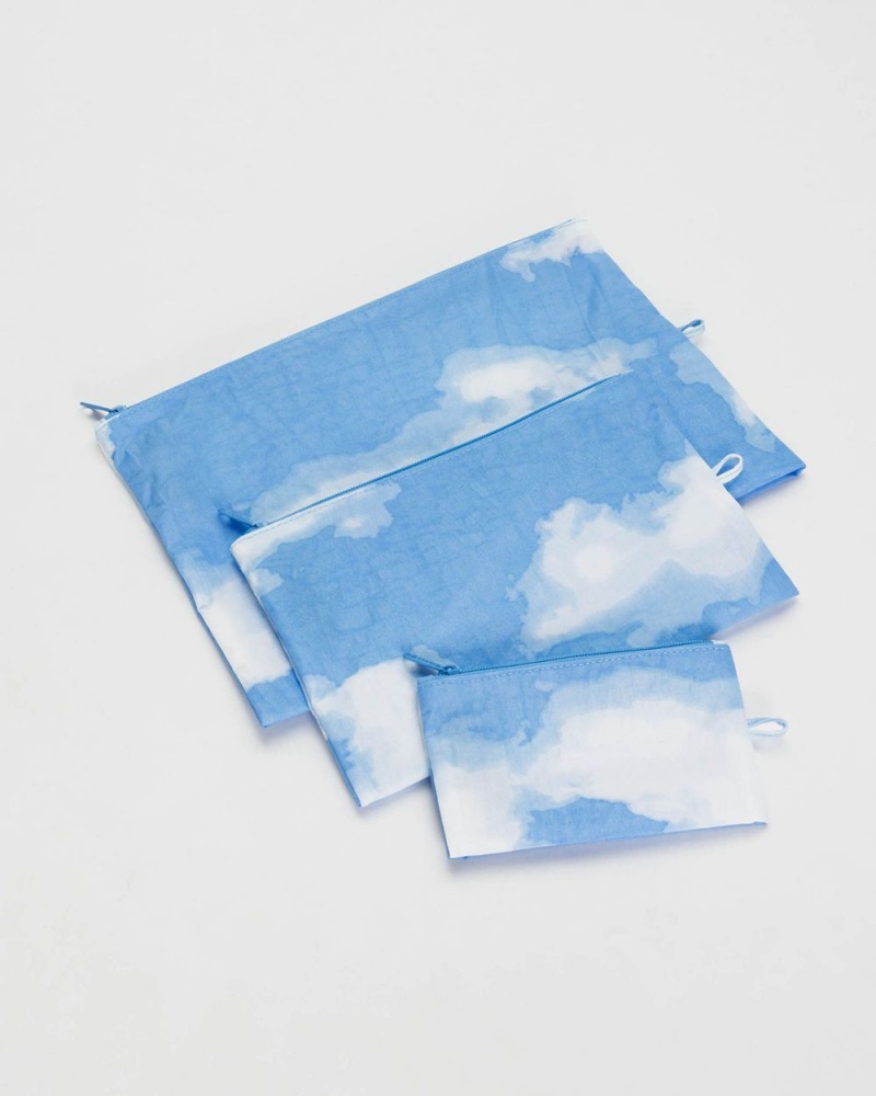 Baggu Go Pouch Set Pouches Clouds | 870ESBYUX