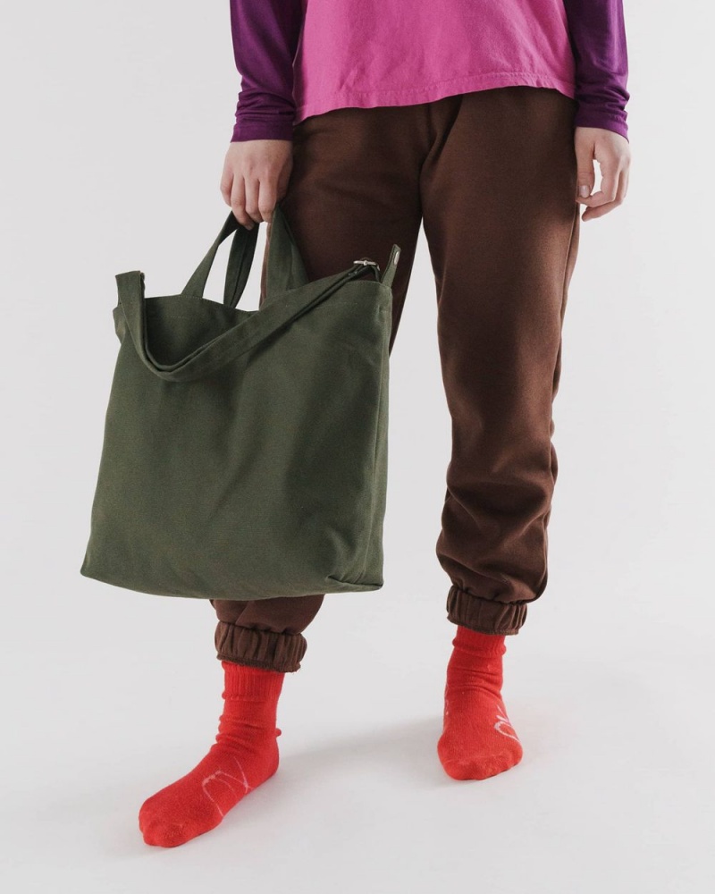 Baggu Horizontal Duck Tote Bags Cedar | 154AQHRGN