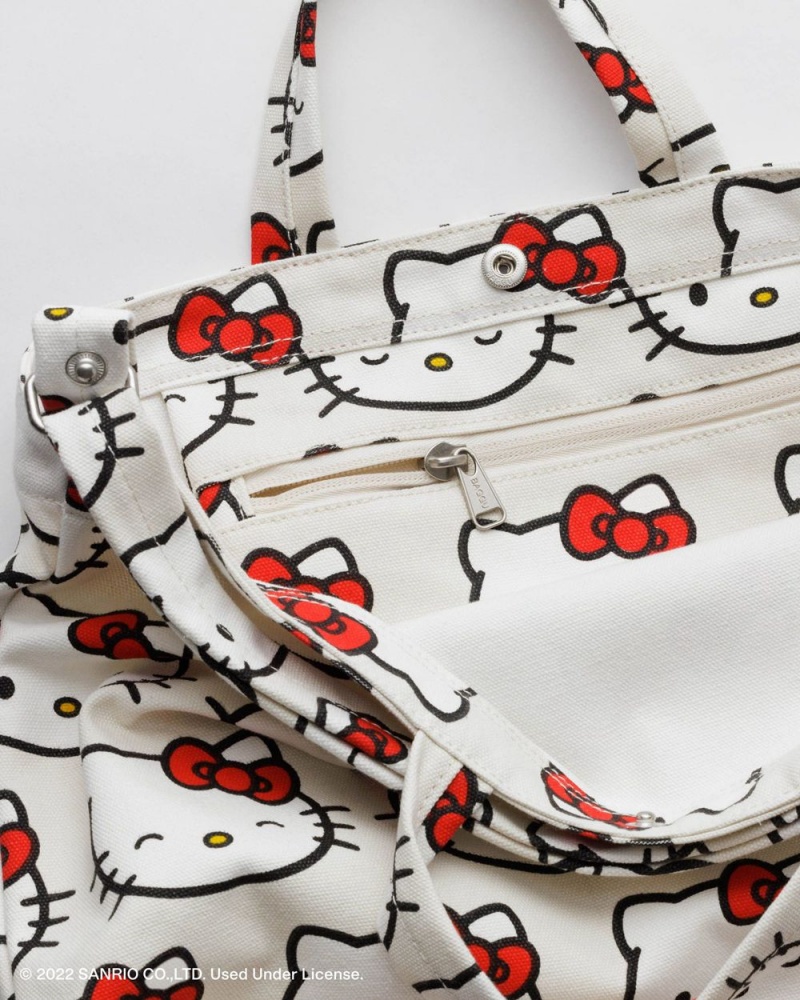 Baggu Horizontal Duck Tote Bags Hello Kitty | 697KCNUAJ