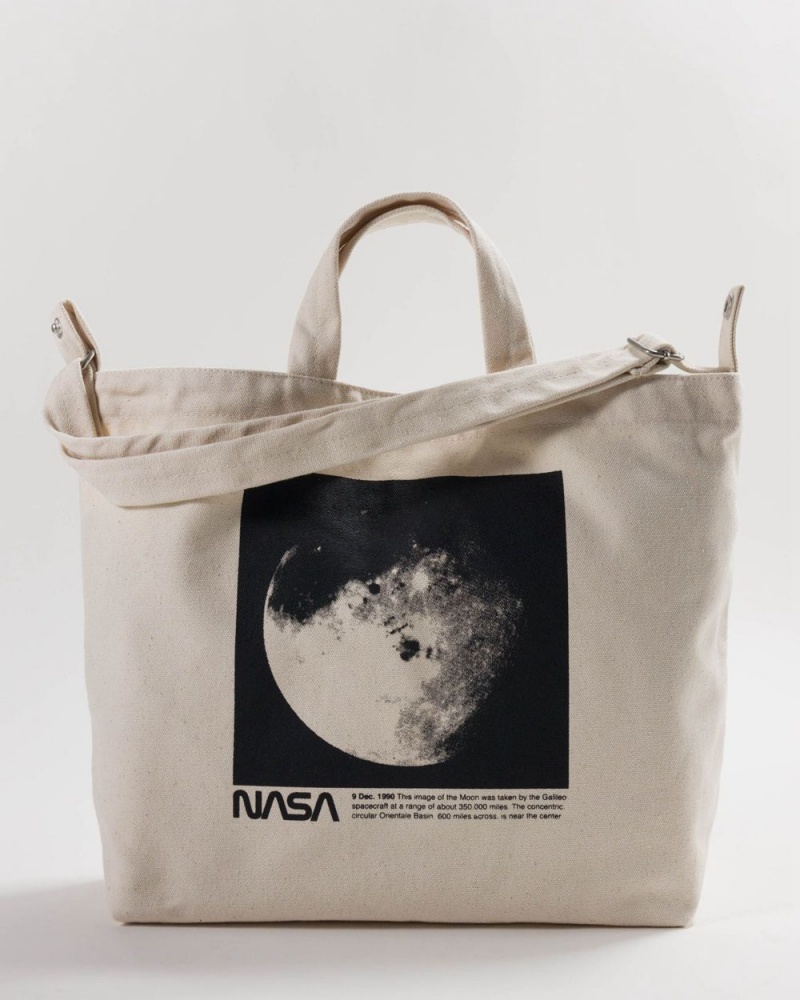 Baggu Horizontal Duck Tote Bags Moon 1990 | 567EQFJZK