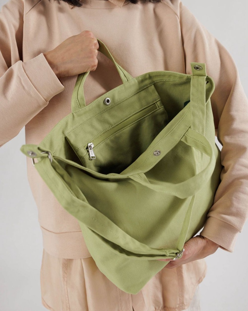 Baggu Horizontal Duck Tote Bags Pistachio | 865TZFEML