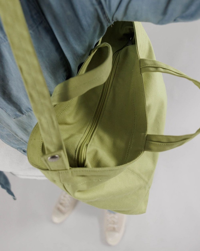 Baggu Horizontal Zip Duck Tote Bags Pistachio | 942KOPIDH