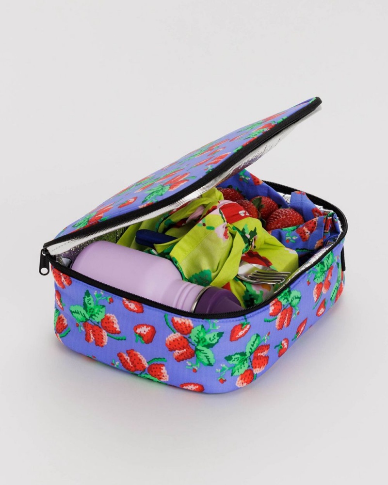 Baggu Lunch Box Lunch Bags Wild Strawberries | 784GNHMSY