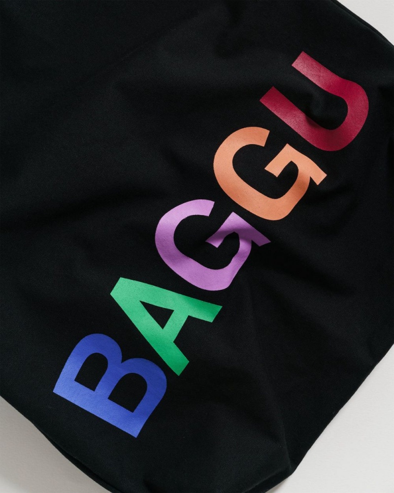 Baggu Merch Tote Bags Black | 207ESTAUI