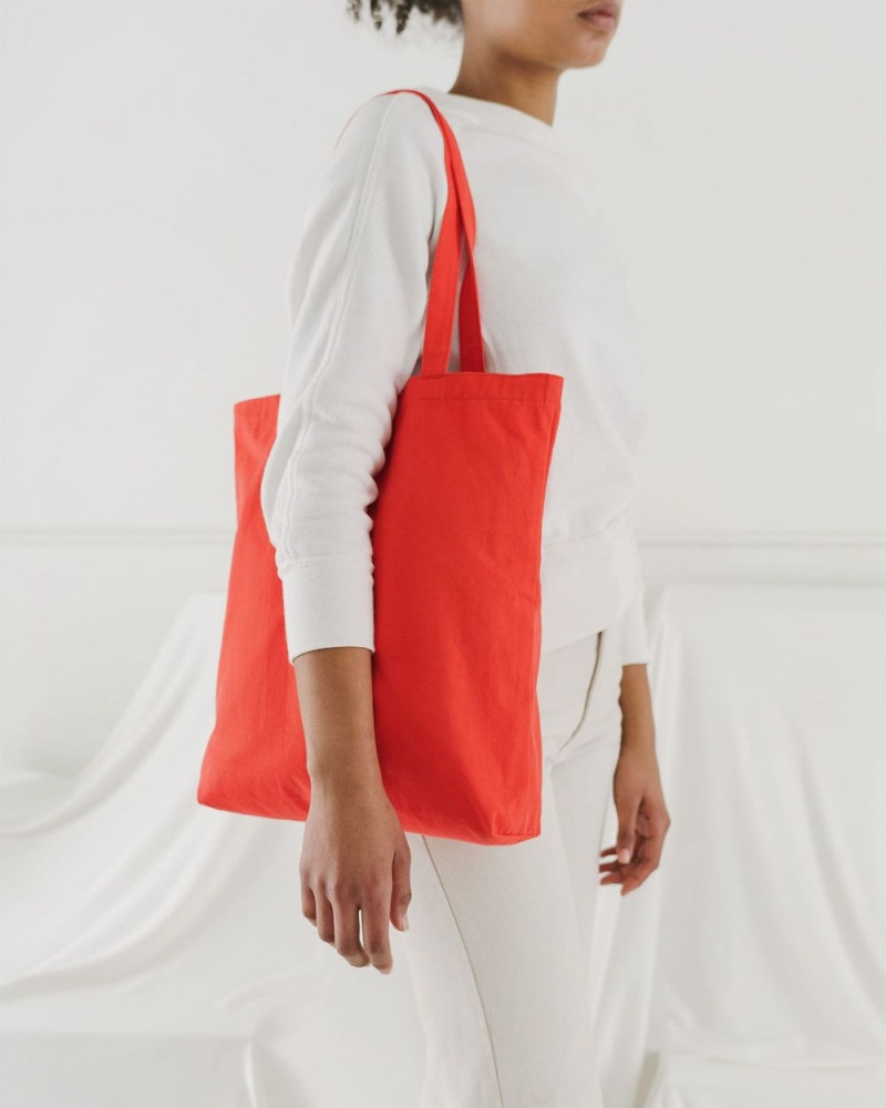 Baggu Merch Tote Bags Warm Red | 521UBOCQD