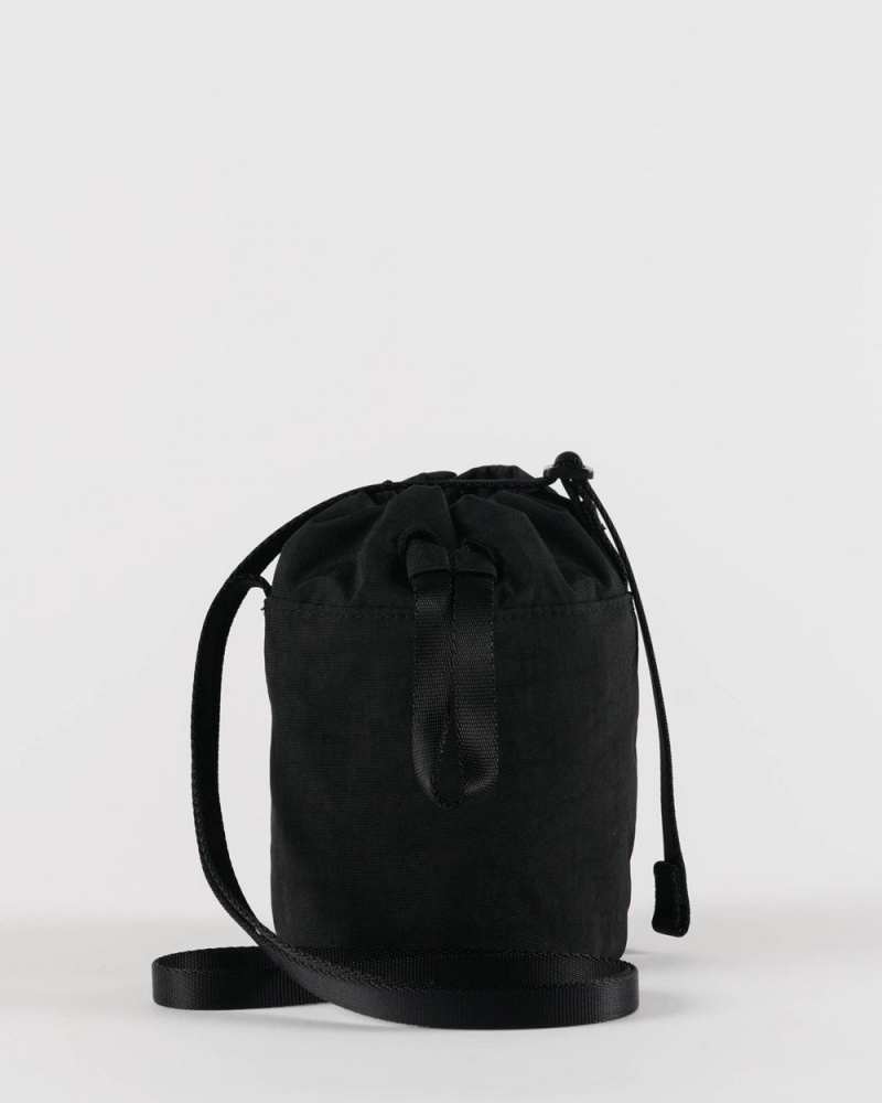 Baggu Mini Nylon Bucket Crossbody Bags Black | 658YNZMRW