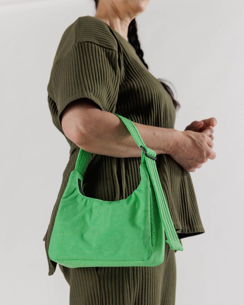 Baggu Mini Nylon Shoulder Bags Aloe | 915HMXKLD