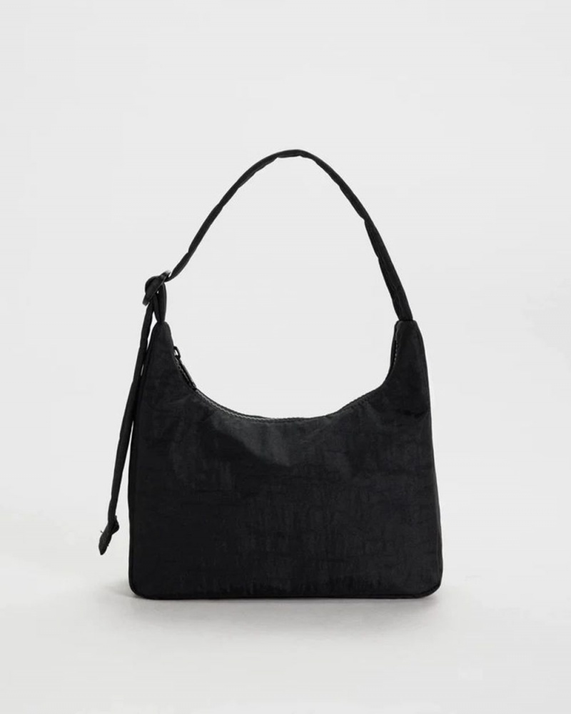 Baggu Mini Nylon Shoulder Bags Black | 486ASXKZN