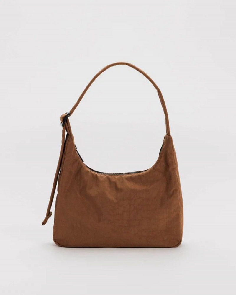 Baggu Mini Nylon Shoulder Bags Brown | 429AVRHLD