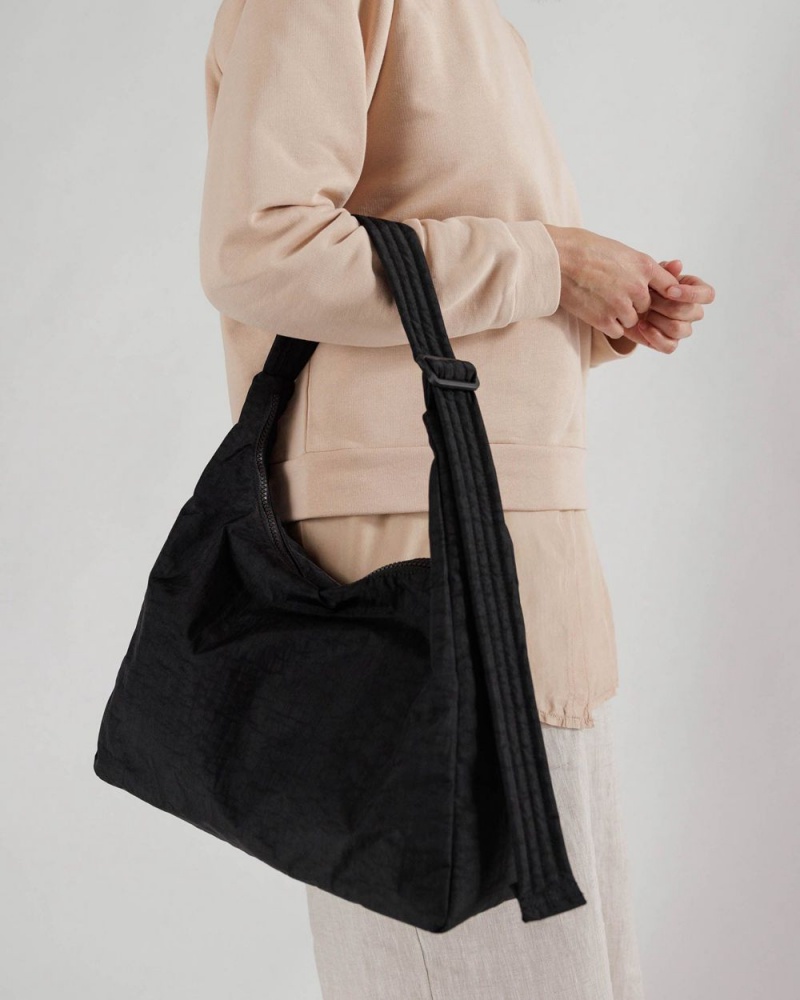 Baggu Nylon Shoulder Bags Black | 763YNXZSD