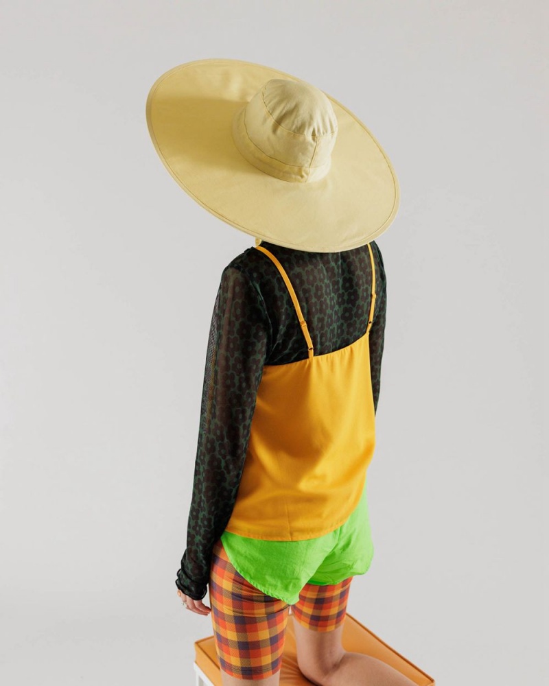 Baggu Packable Sun Hats Butter | 894JNMZXU