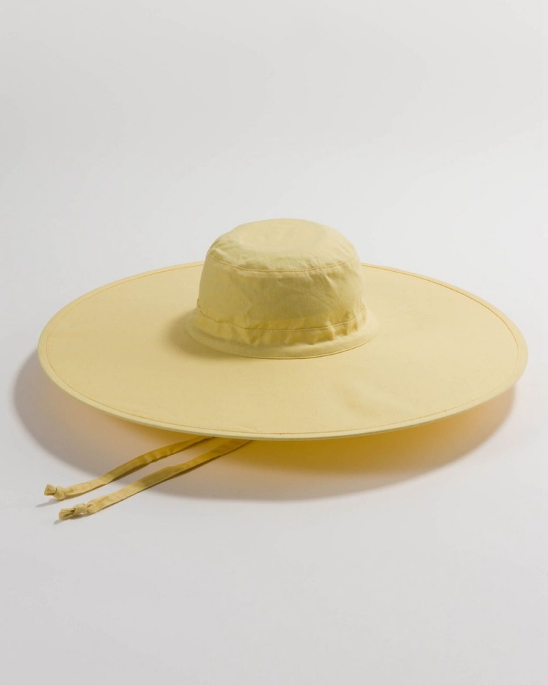 Baggu Packable Sun Hats Butter | 894JNMZXU