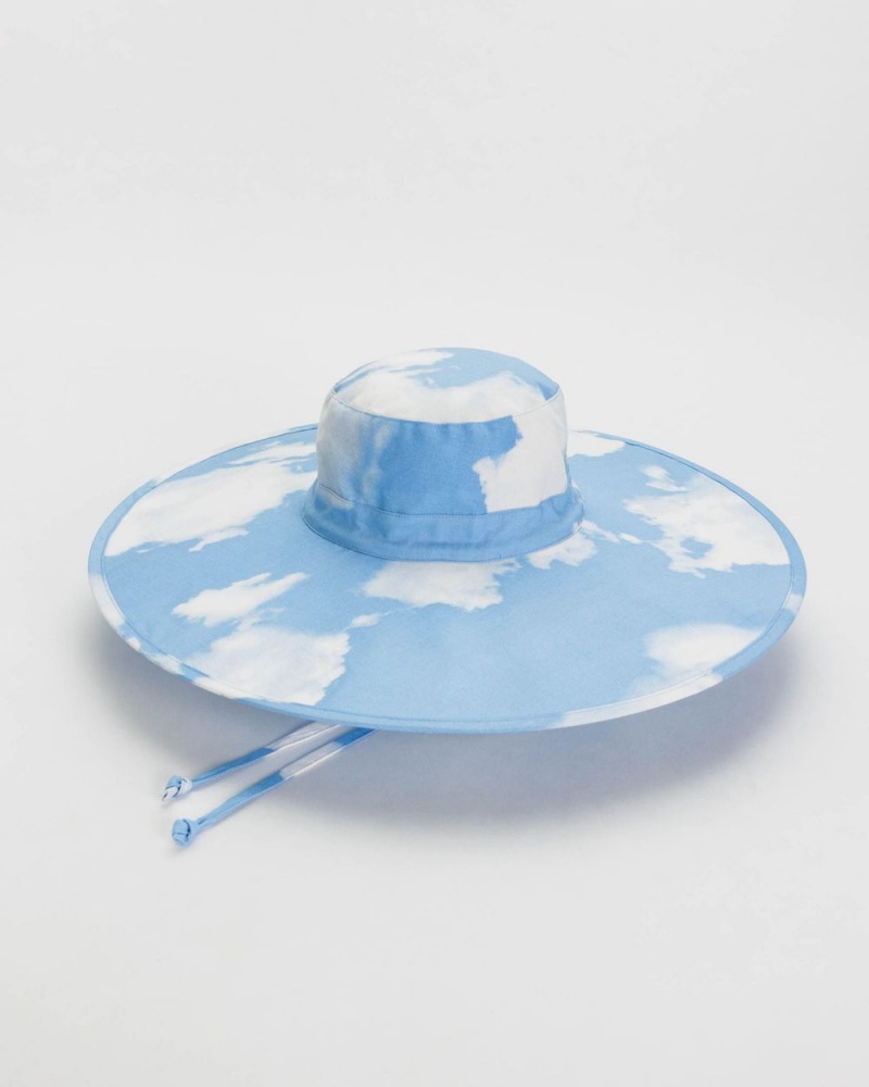 Baggu Packable Sun Hats Clouds | 517YBMOVE