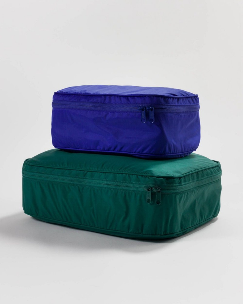 Baggu Packing Cube Set Pouches Lake | 684OUHLZF