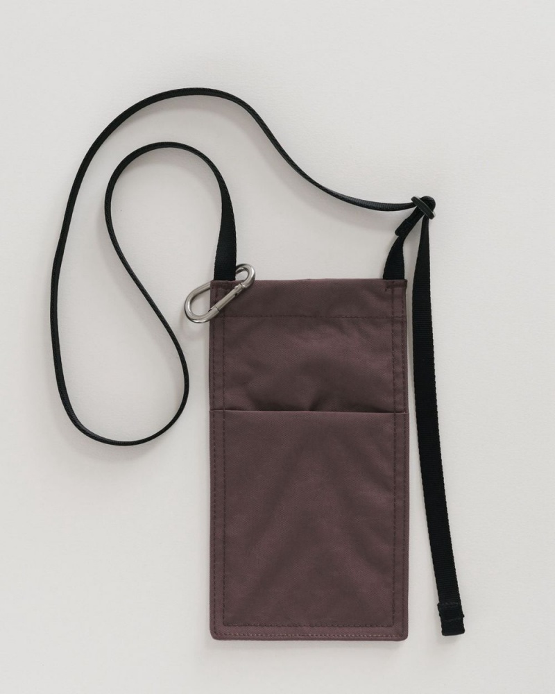 Baggu Phone Sling Crossbody Bags Peppercorn | 306ERDBPM